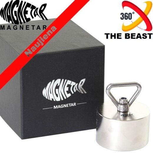 AKCIJA - Minus 10% / Paieškos magnetas MAGNETAR Beast / 360° / 1400 kg