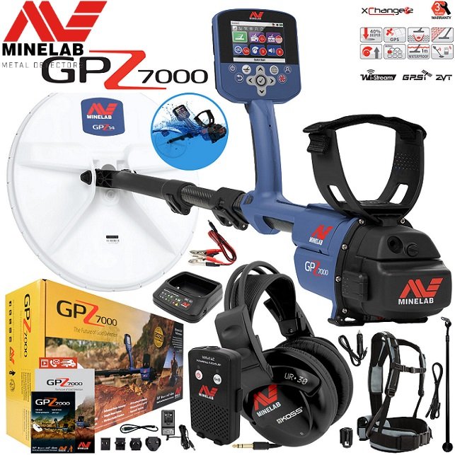 Minelab GPZ 7000 / 40% didesnis gylis / Be PVM 8263.64€
