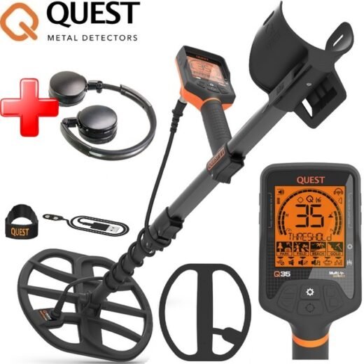 📌AKCIJA - Quest Q35 (LF, MF, HF - 3 dažniai) +Belaidės ausinės
