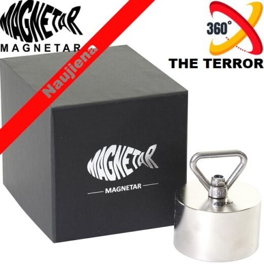 📌AKCIJA - Minus 10% / Paieškos magnetas MAGNETAR Terror / 360° / 1000 kg