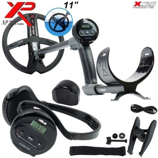 XP DEUS / V6 su 28 cm. (11'') rite ir WS4 ausinėmis