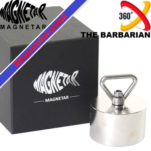 📌Išpardavimas - Minus 21% / Paieškos magnetas MAGNETAR Barbarian / 360° / 1600 kg
