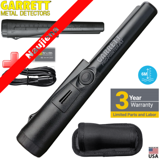 Garrett Pro-Pointer AT BlackLine Edition +Akumuliatorius / NAUJIENA