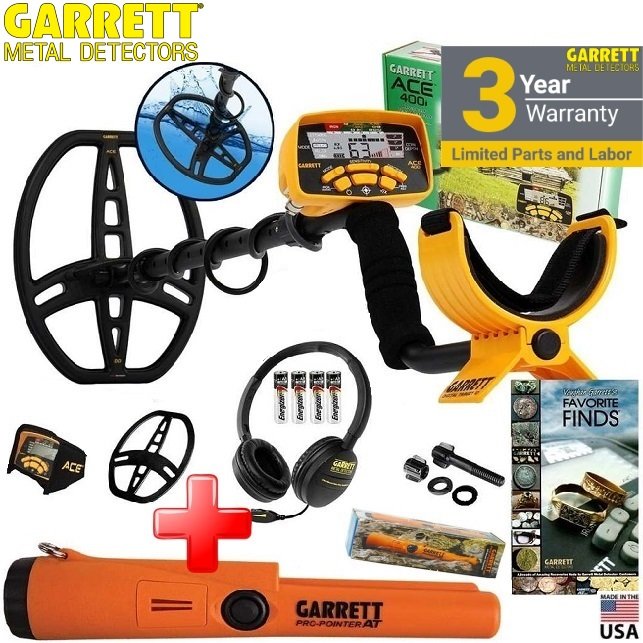 📌AKCIJA - Minus 20% / Garrett ACE 400i +Pin-Pointer AT +3 Priedai