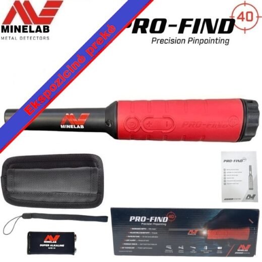 📌Išpardavimas – Minus 50% / Minelab Pro-Find 40 / Naudotas