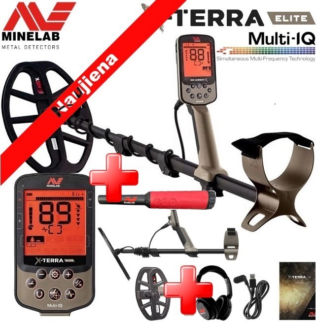 AKCIJA - Minus 21% / Minelab X-Terra ELITE Expedition / Be PVM 528.10€
