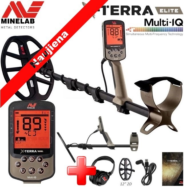 AKCIJA - Plius be laido ausinės / Minelab X-Terra ELITE / Be PVM 412.4€